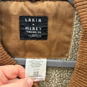Lakin & Mickey Trading Co. Brown Sherpa-Lined Jacket Heavy duty Outdoor